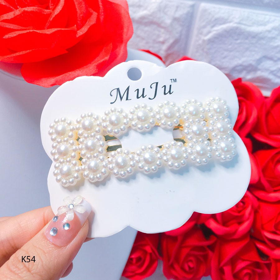 Kẹp tóc đính hạt siêu hot Hàn Quốc K54