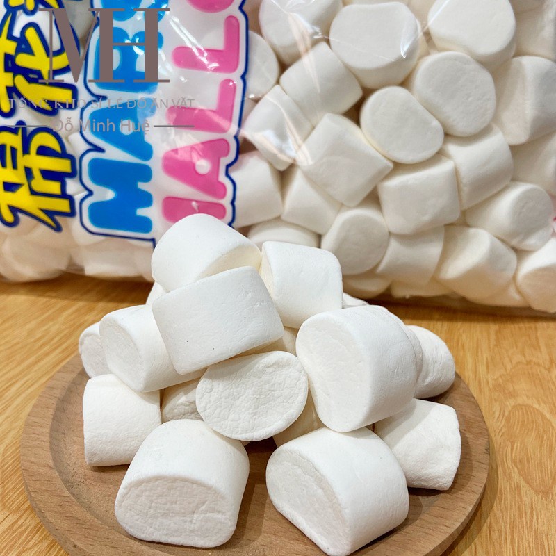 [ Sẵn hàng ] Combo 1000g kẹo bông sữa trắng Marshmallow