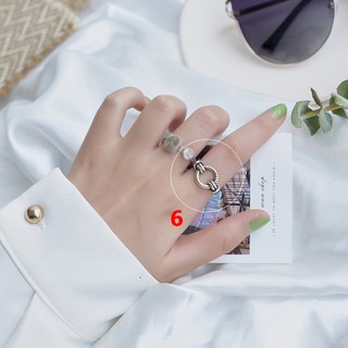 Nhẫn bạc nữ nhiều mẫu cá tính A516