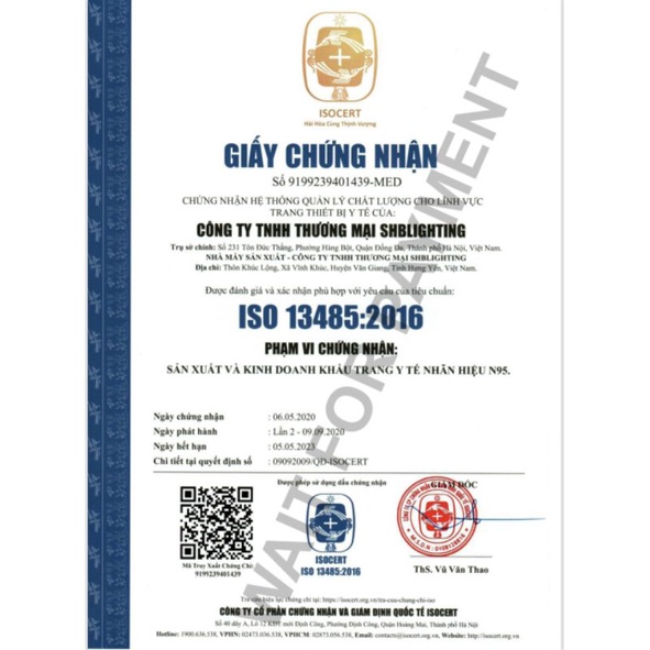 Khẩu trang N95 - SHB Pro Mask, 5 lớp