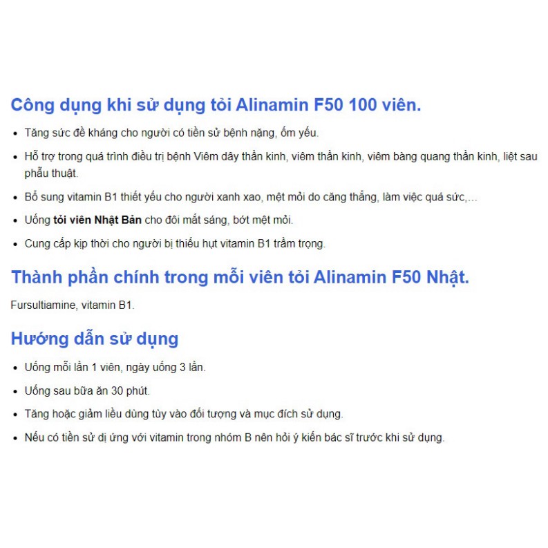 [Nhật nội địa] Tỏi viên Arinamin F50 Nhật Bản hộp 100 viên - Viên uống phục hồi sức khỏe Nhật Bản