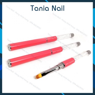 Cọ đắp gel đầu tròn oval cán đá b281 1435