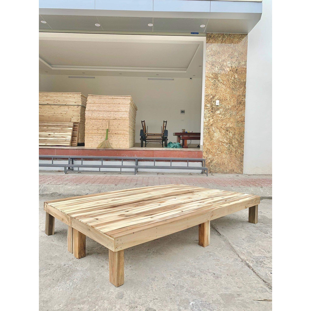 Giát giường, giát hộp pallet, phản hộp gỗ keo giá rẻ tiện dụng đủ cỡ