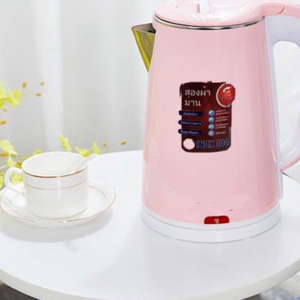 Ấm siêu tốc 2 lớp 2.5L Thái Lan - Xuất Khẩu Việt Nam- SÔI NHANH