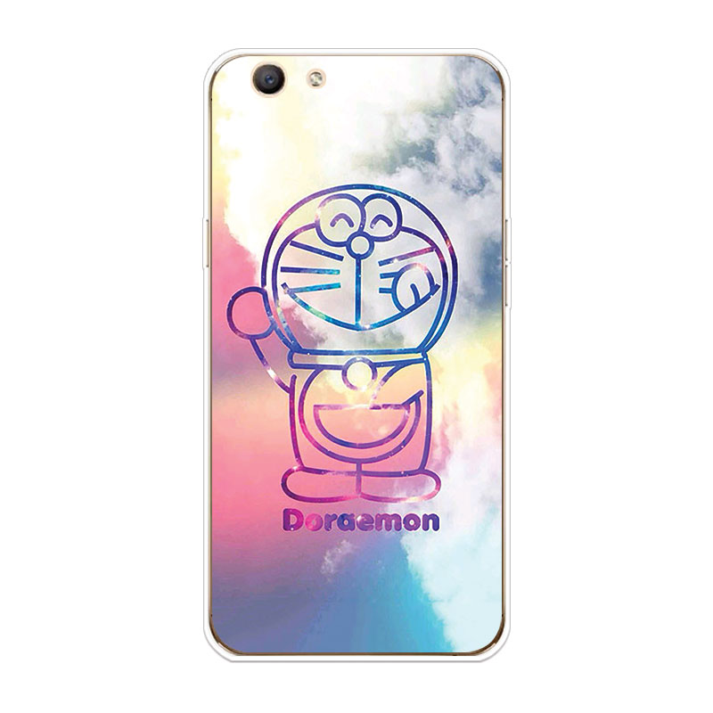 Ốp Lưng Oppo A71 A73 A77 A83 A1 A5X A7X F5 TPU mềm Case Doraemon