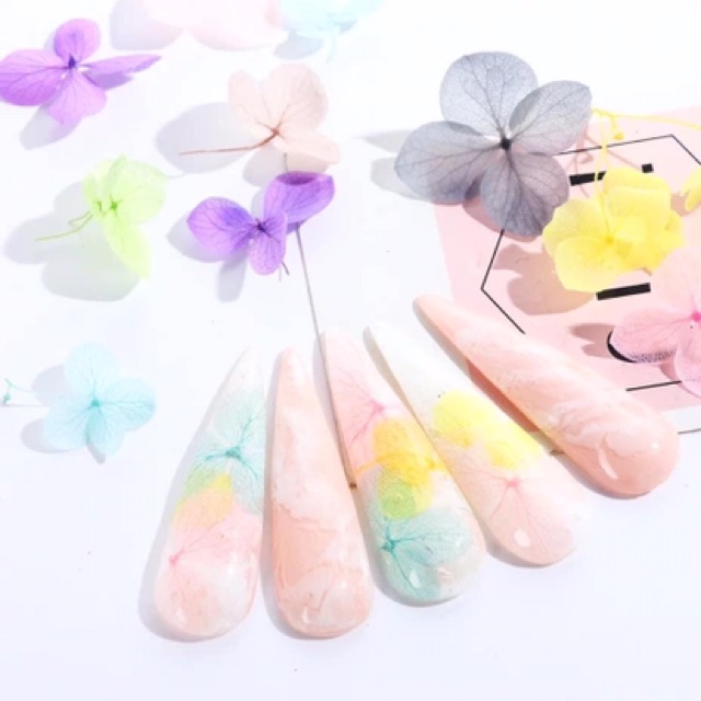 HOA LỤA TRANG TRÍ MÓNG - XIE dụng cụ nail&amp;mi ❤️