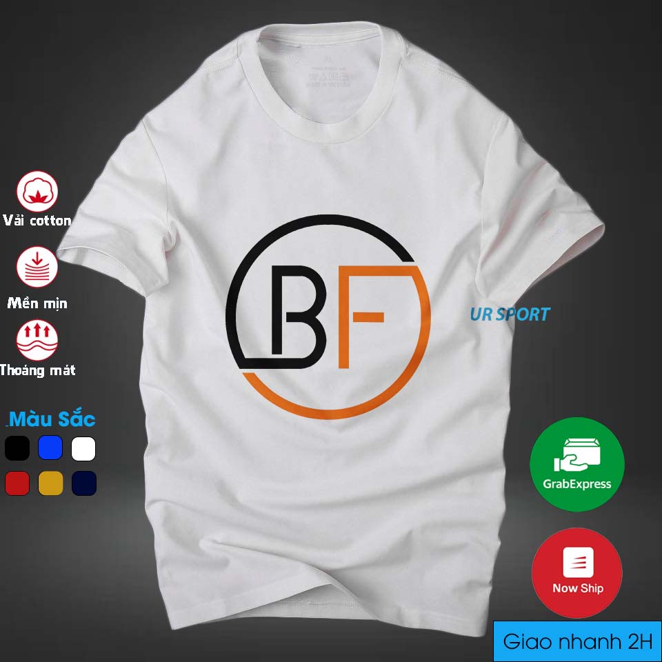 Áo thun nam cổ tròn BF thời trang cá tính, chất vải cotton 4 chiều cao cấp thoáng mát