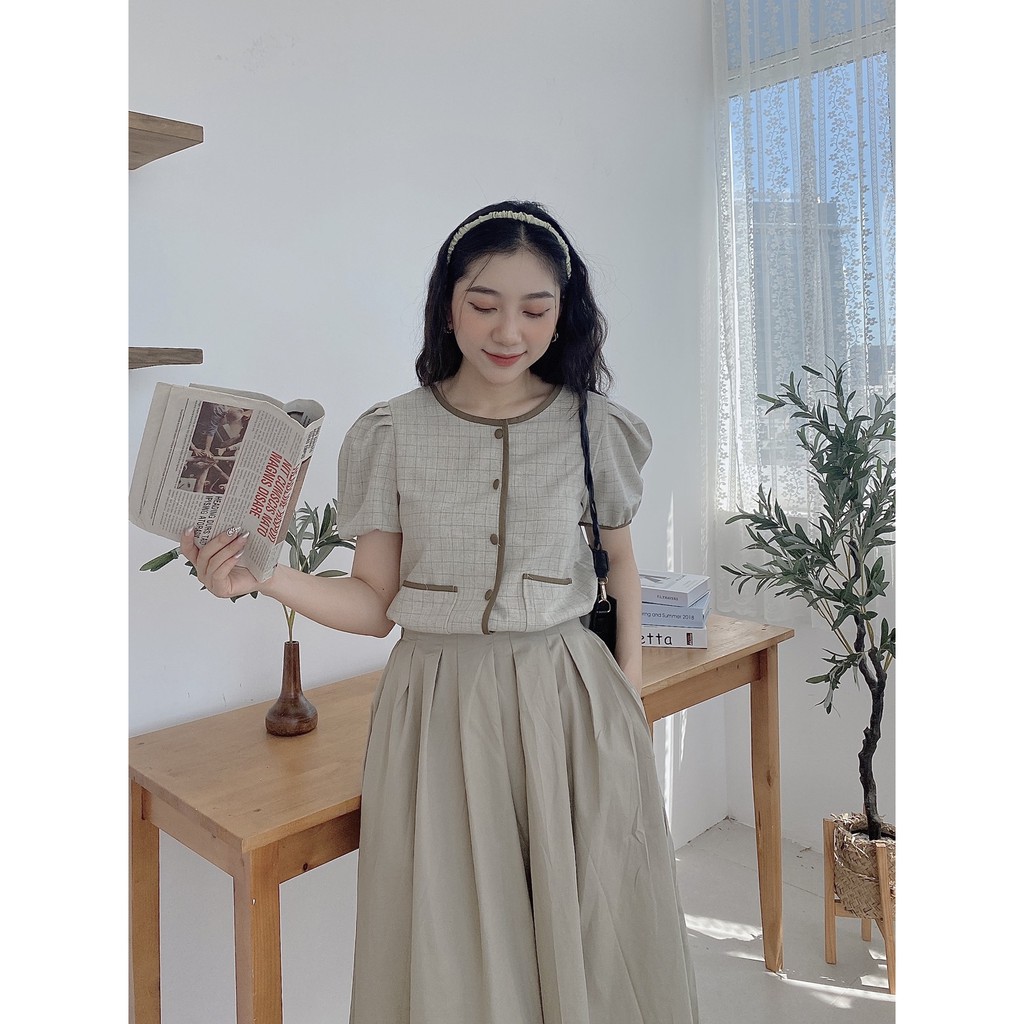 ÁO KHUY BỌC XANH CỐM | BigBuy360 - bigbuy360.vn