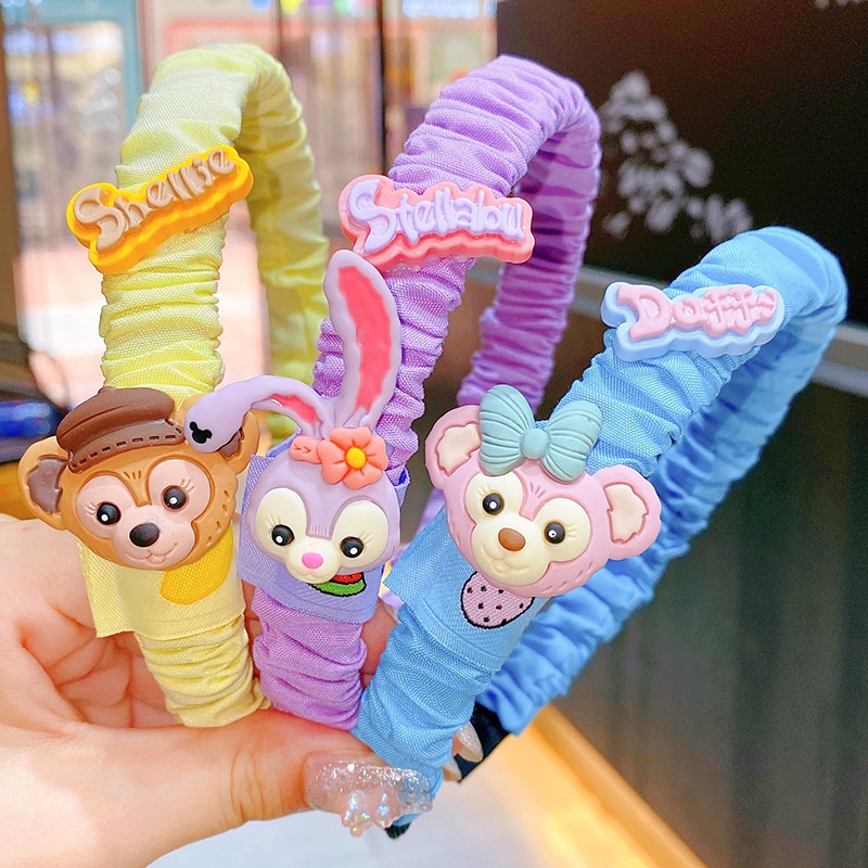 Cài Tóc Họa Tiết Hoạt Hình Dễ Thương Không Làm Đau Cho Bé Gái