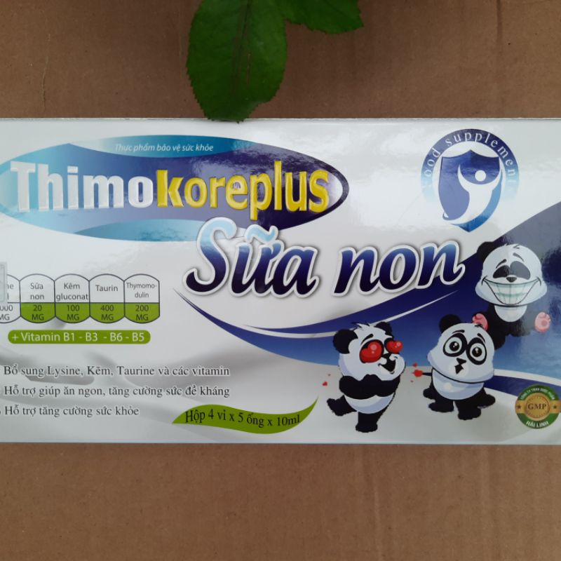THIMO KOREPLUS SỮA NON hỗ trợ tăng cường đề kháng,ăn ngon, ngủ tốt