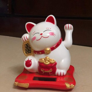 Mèo thần tài lộc vẫy tay năng lượng mặt trời - MEOPHONGTHUYTRANG