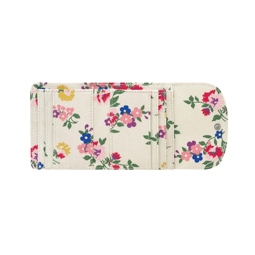 Cath Kidston - Ví cầm tay Small Foldover Wallet Summer Floral - 1002744 - Warm Cream