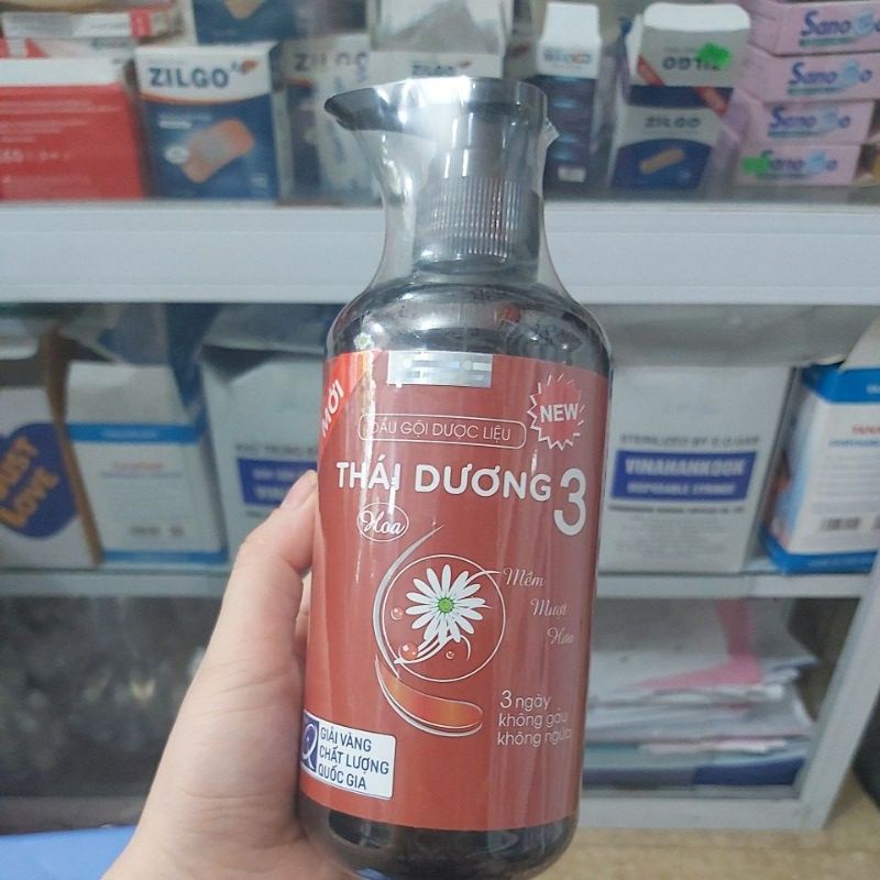 Dầu gội dược liệu thái dương 3 hương hoa chai 480ml hàng chính hãng