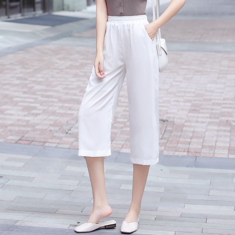 [Mã FADIRECT20 giảm 20K đơn 150K] Quần Lửng Ống Rộng Màu Trơn Cho Nữ Blxy520.Vn | BigBuy360 - bigbuy360.vn