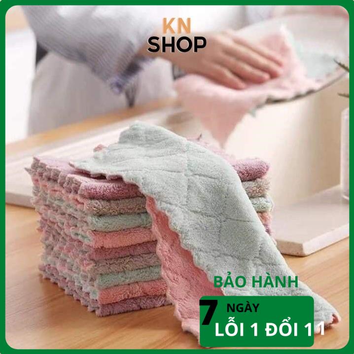 Khăn lau bếp set 10 cái siêu thấm tiện lợi giá rẻ Gia dụng kèm ảnh thật