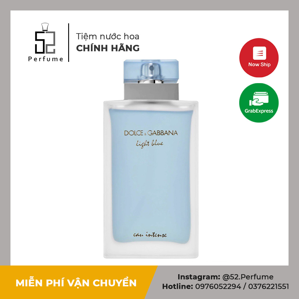 [MẪU THỬ] Nước hoa nữ DG Light blue intense - 52.Perfume