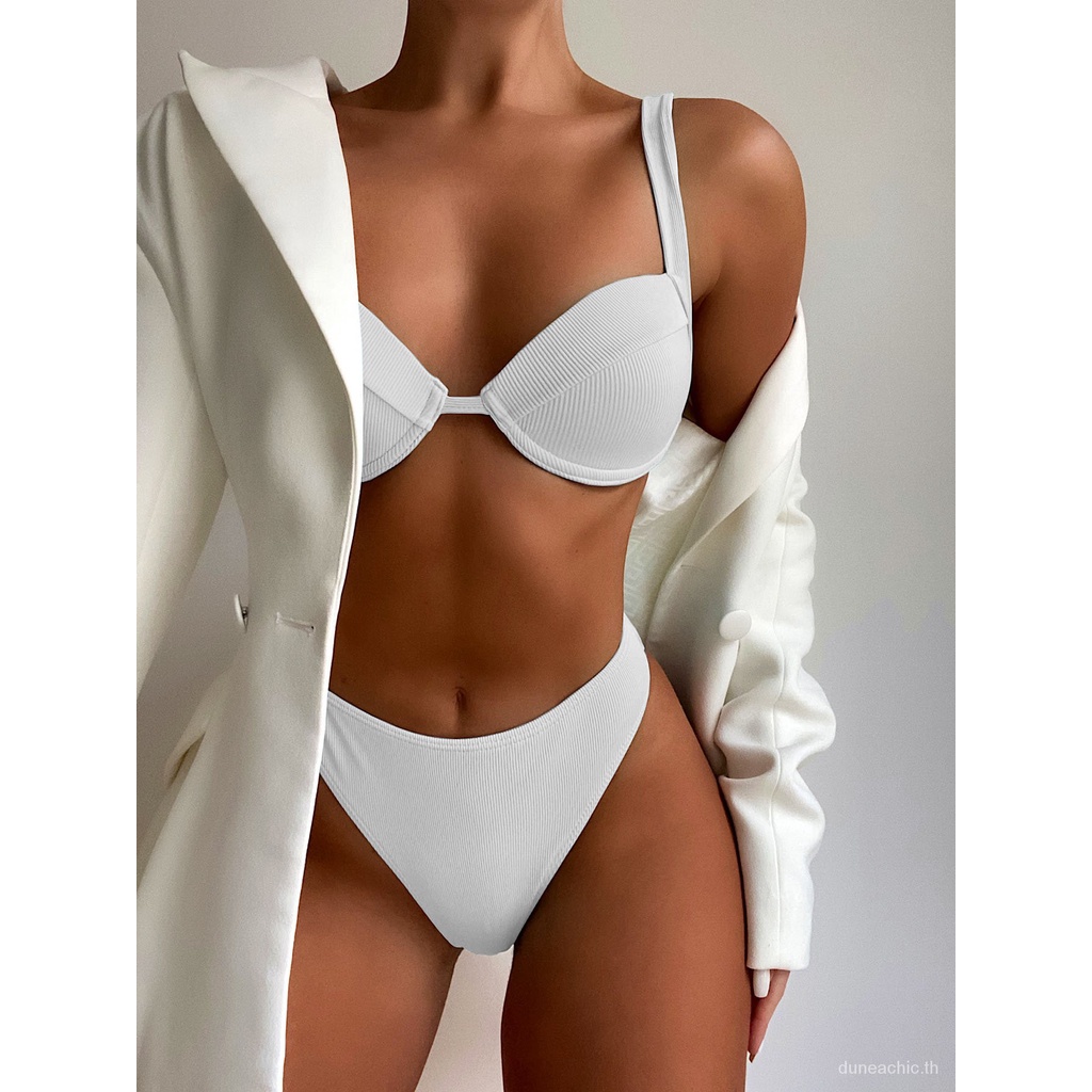 DUNEA Bộ đồ bơi 2 mảnh với áo nâng ngực gợi cảm thời trang dành cho nữ