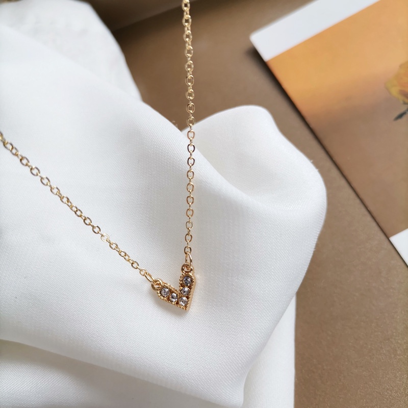 Vòng cổ Hình Chữ V Đính Đá Sang Trọng Cho Nữ