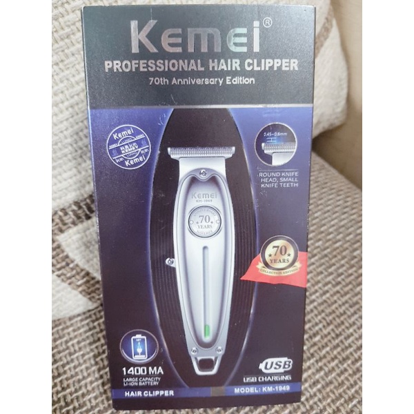 Tông Đơ Cắt Tóc Bấm Viền Kemei KM-1949 Chuyên Nghiệp