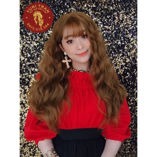 Tóc bộ siêu cấp YuriTran (Sóng xù vàng chanh)