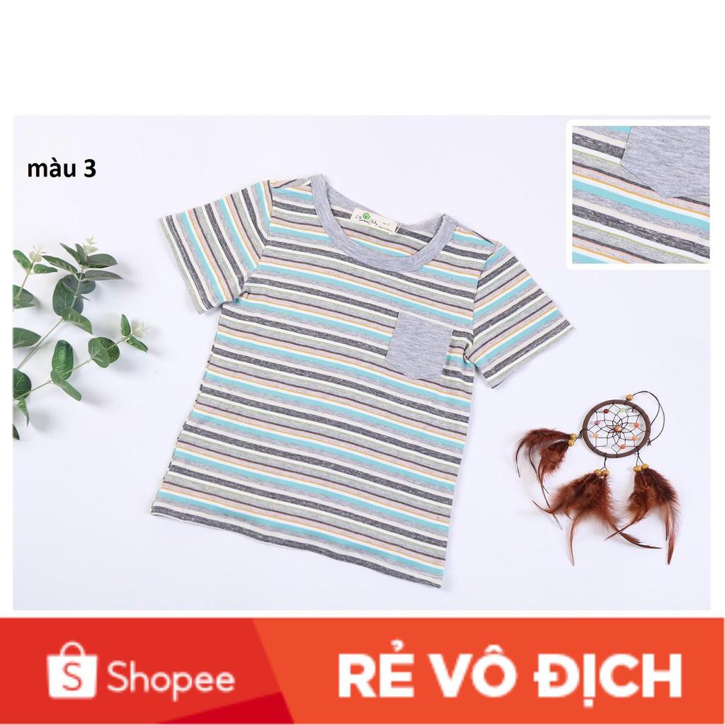 [COTTON 4 CHIỀU CỰC MÁT] Áo bé trai kẻ có cả size đại 9 -14. Cho bạn từ 26 - 45kg