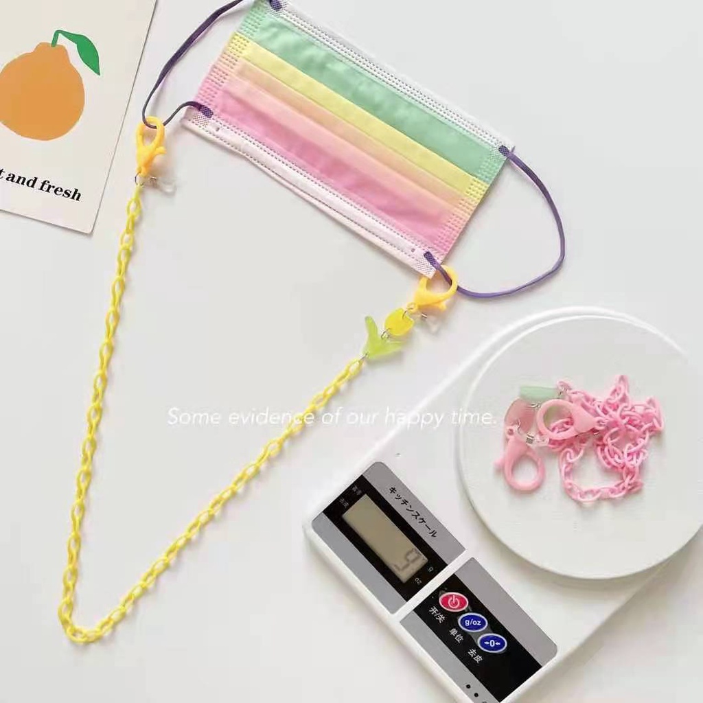 Dây Đeo Kính Bằng acrylic Hình Hoa Hồng Hoạt Hình Sáng Tạo