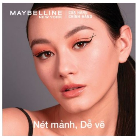 Bút Kẻ Mắt Nước Đen Tuyền Không Lem Không Trôi Maybelline New York HyperSharp Power Liner Waterproof 0.5g