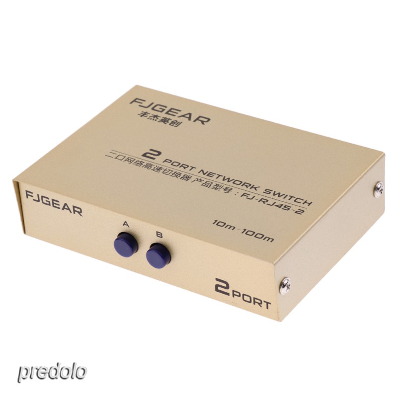 Hộp chuyển mạch chia sẻ mạng ethernet 2 cổng AB 2 trong 1 RJ45 | BigBuy360 - bigbuy360.vn