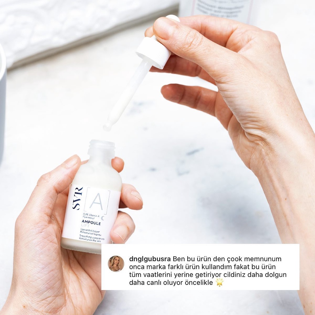 RETINOID Serum SVR  0.3% Retinol Ampoule Lift Tinh chất làm mềm mịn da, ngừa lão hóa 30ml