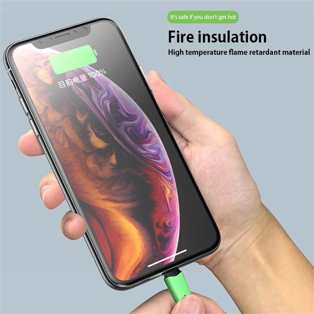 AUGUSTINA Durable Phone Charging 3 In 1 Fast Charging Wire Fast Charging Cable For iPhone12 XS X XR Portable USB To Type-C/Micro Male to Male IOS Plug 3A Type-c Cables