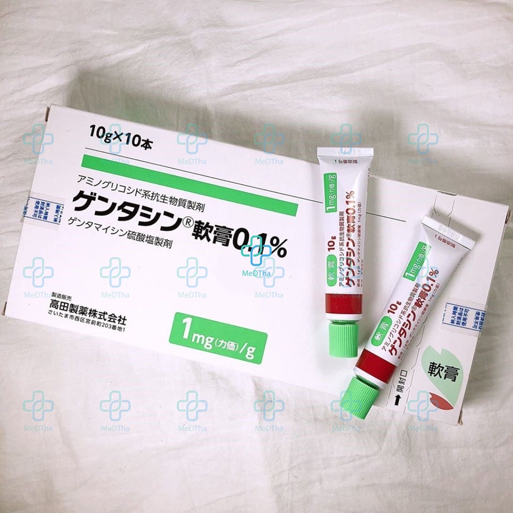 Kem Sẹo Gentacin 10g Nhật Bản - Mờ Sẹo, Mờ Thâm, Thâm Mụn, Tái Tạo Da