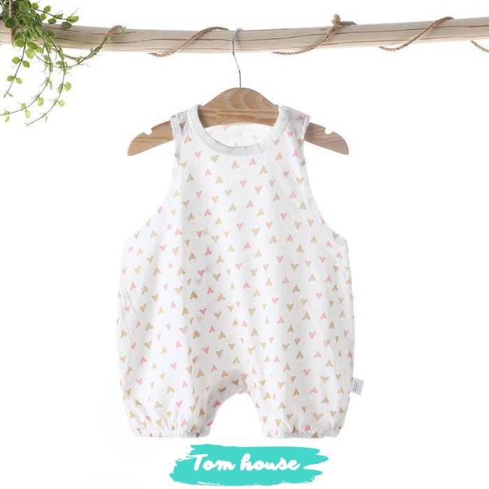 Bộ Liền Quần Đùi Sát Nách Mùa Hè Mỏng Mát Cho Bé Trai Bé Gái 𝟐𝟖𝐁𝐃𝐃𝐔