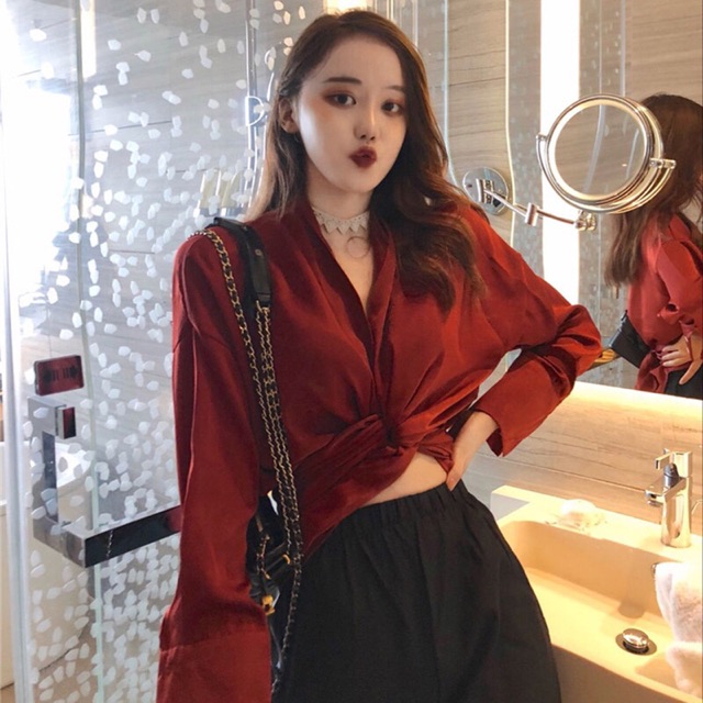 Áo nhung đỏ