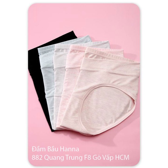 [CÓ SIZE 40-75KG] Quần lót bầu cotton lụa cao cấp cạp chéo HÀNG VIỆT NAM vải mềm mát kháng khuẩn LÓT MÀU TRẮNG giúp bầu