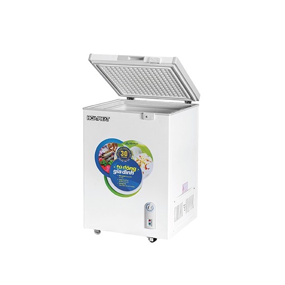 Tủ đông 107 lít Hòa Phát FUNIKI HCF 106S1N - 1 ngăn 1 cánh, R600a, Dàn lạnh Nhôm - Miễn phí giao HCM.