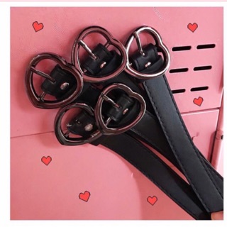 Dây nịt ulzzang khoá mặt trái tim