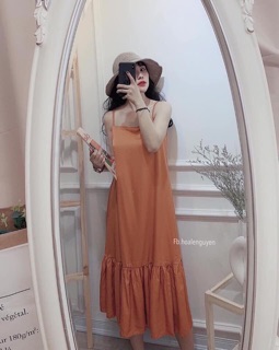 ĐẦM ĐUÔI CÁ HAI DÂY FORM RỘNG
