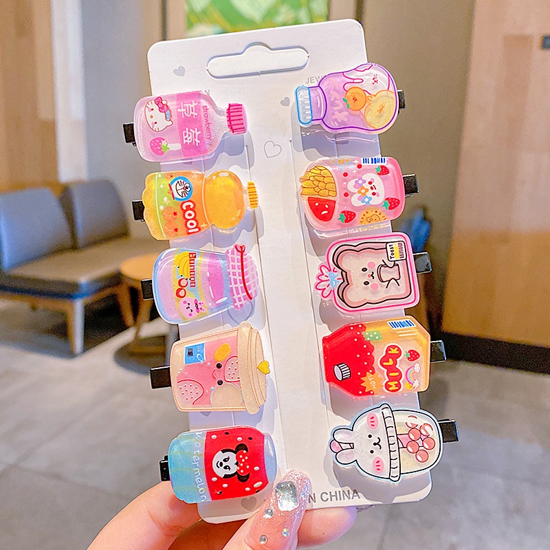 Kẹp tóc hình hoạt hình dễ thương cho bé gái