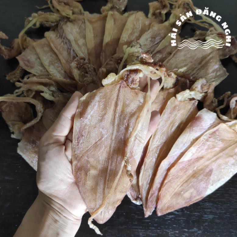 Mực Khô Câu size 40 Con/kg - LẺ 1 CON -  Mực Khô Loại 1 Dày Và Rất Ngọt Mực (Mực câu A3)