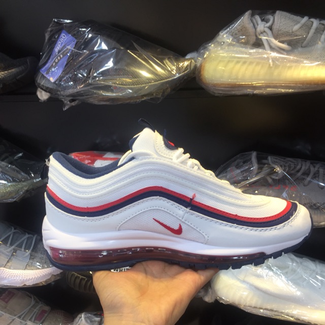 Giày max 97 trắng đỏ(free ship ,full box)
