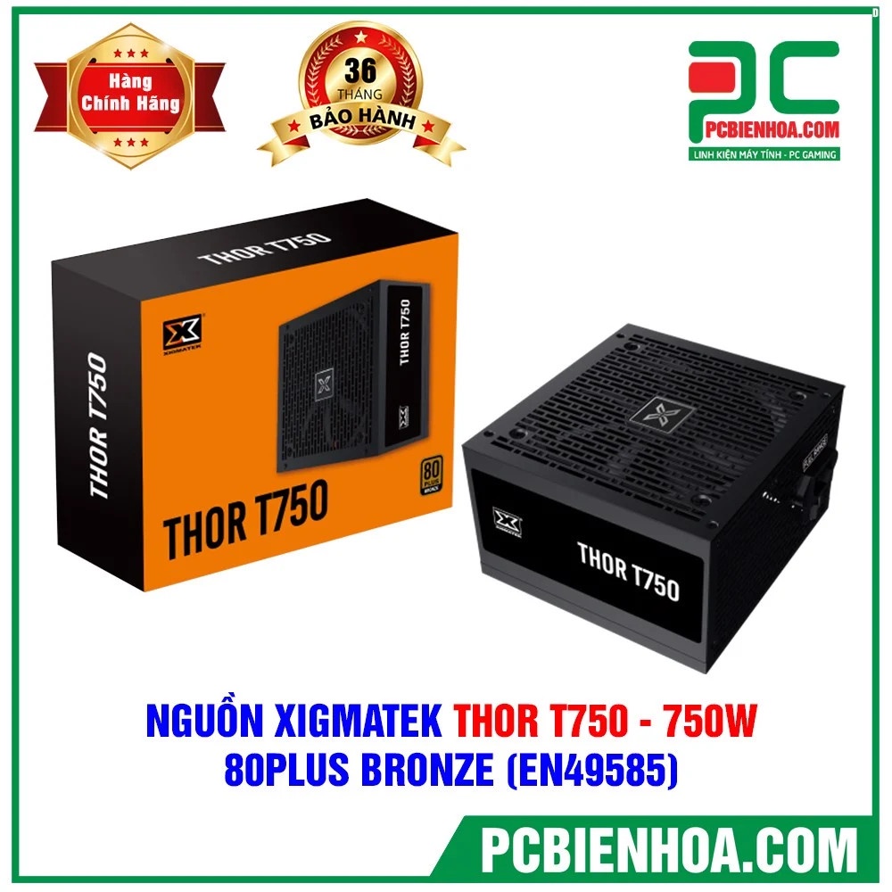 NGUỒN XIGMATEK THOR T750 - 750W - 80PLUS BRONZE (EN49585)