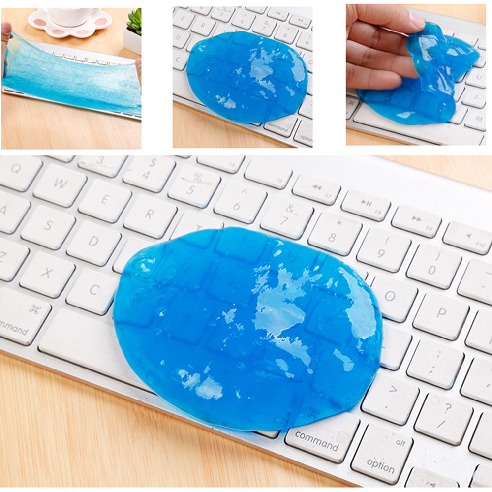 60ml Slime Lizun for Keyboard Cleaner Glue Magic Gel Super Dust Clean Clay Mud Supplies Toys for Keyboard Laptop