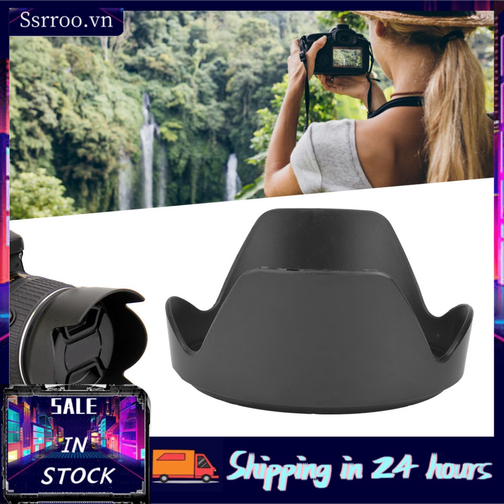Ssrroo HB-25 ABS Mount Lens Hood Replacement for Nikon AF-S VR ED 24-120mm f/3.5-5.6