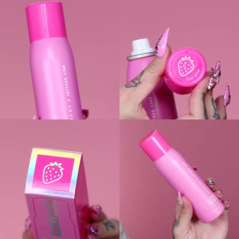 Xịt khóang dưỡng ẩm cố định lớp trang điểm Morphe x Jeffree Star Set &amp; Refresh Mist lâu trôi kiểm soát dầu trên da 79,4g