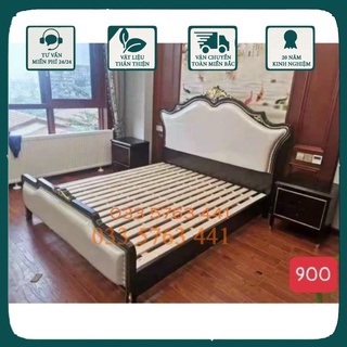 Giường Tân Cổ Nhập Khẩu viền đen cực sịn giuong go dep giương thong minh giường dẹp mẫu giường gỗ đep giường ngủ gỗ