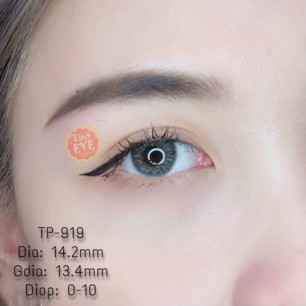 [Tặng Combo 175k] Kính Áp Tròng Xám Tây Tint Eye Lens TP - 919