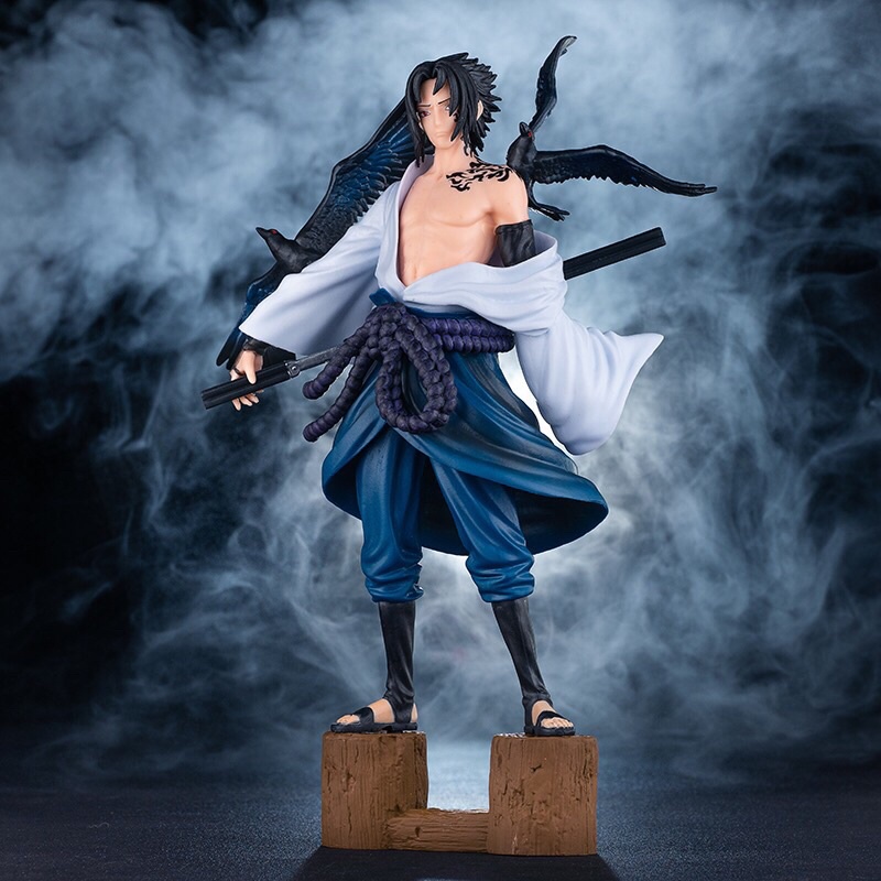 [CÓ ĐẾ +CAO 28CM ] MÔ HÌNH UCHIHA SASUKE CAO 28CM KÈM 2 CHIM &amp; ĐẾ SIÊU ĐẸP - MÔ HÌNH NARUTO