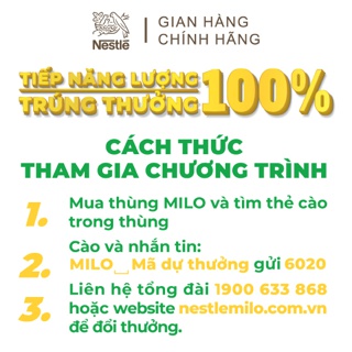 Thức Uống Lúa Mạch Nestle Milo 115ml Thùng 48 hộp
