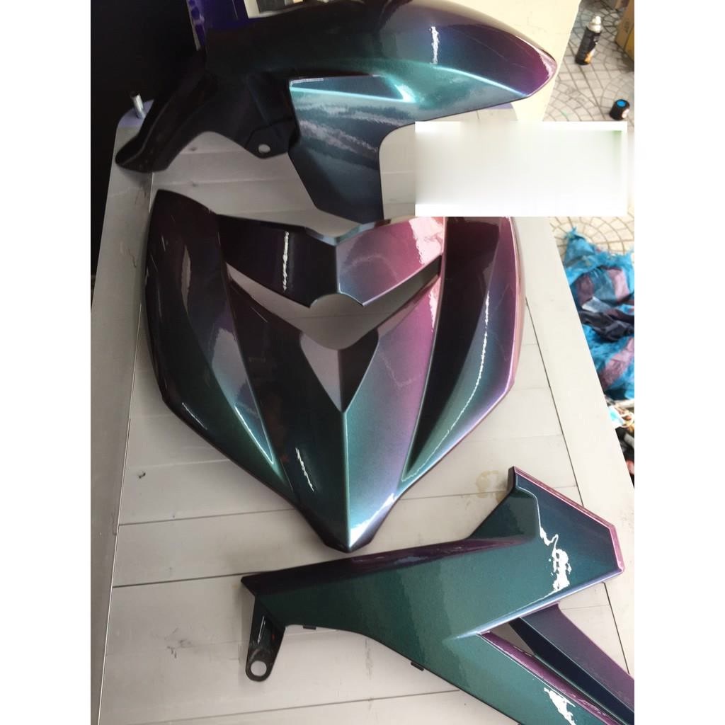 [COMBO] Sơn xịt Samurai màu 3D Khameleon - T600 (bóng 128, K1K, K1KT, 2K01) , Dầu nhớt 20