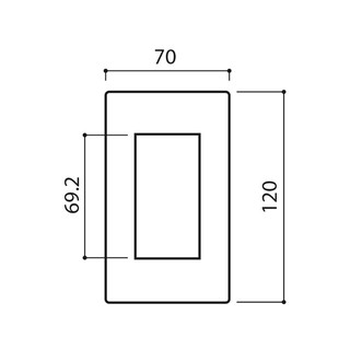 Mặt công tắc Panasonic WEV7061SW